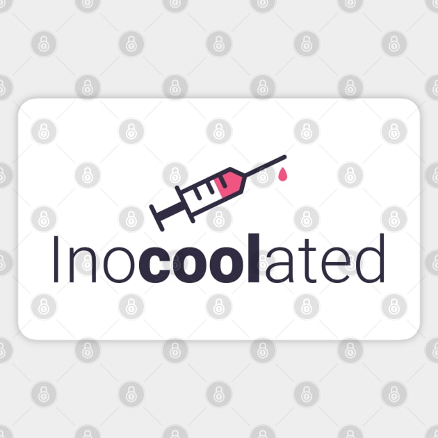 InoCOOLated Covid Vaccine Magnet by DnlDesigns